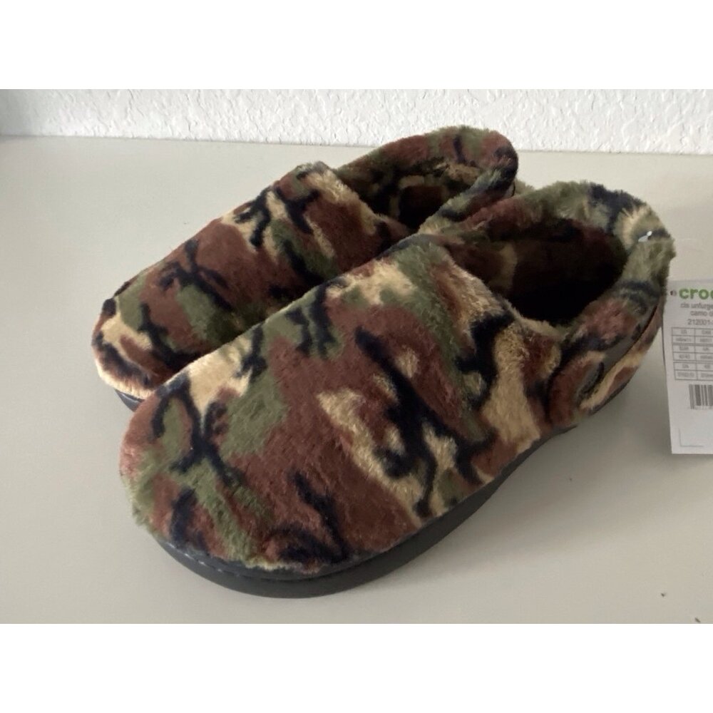 Crocs Classic Unfurgettable Camo Clogs Army Green Men's Sz 9 Women's 11 NEW - Picture 10 of 15